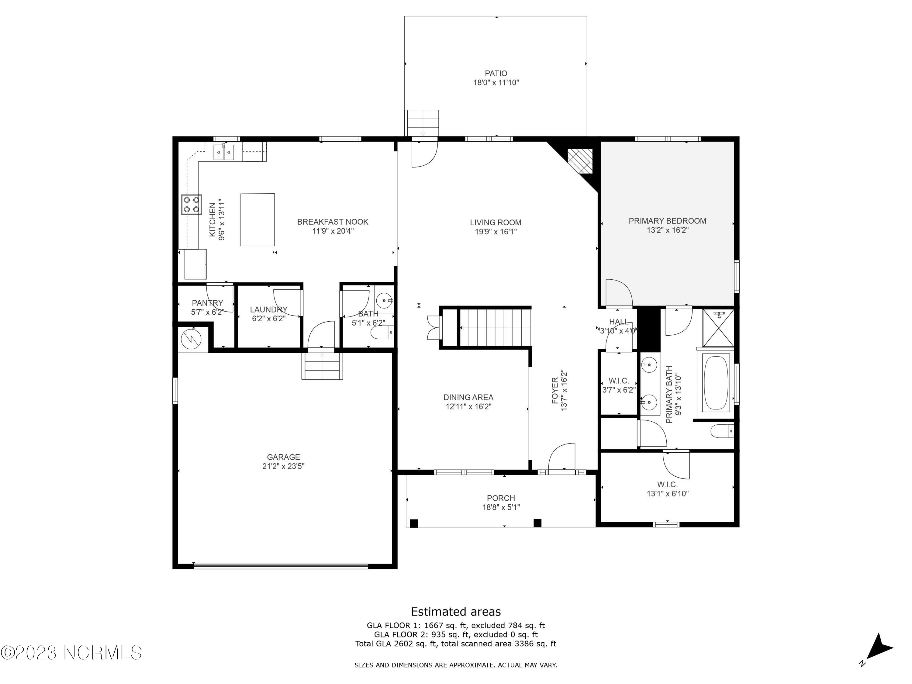 1185 Rays Bridge Road Whispering Pines, NC 28327 - Photo 37 of 38 1-Floorplan #2