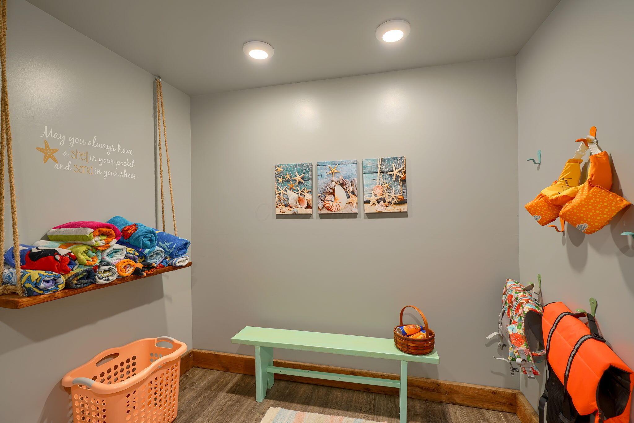 6223 Wilson Road Northwest Lancaster, OH 43130 - Photo 72 of 111 The cutest dressing area has everything that is needed for pool guests