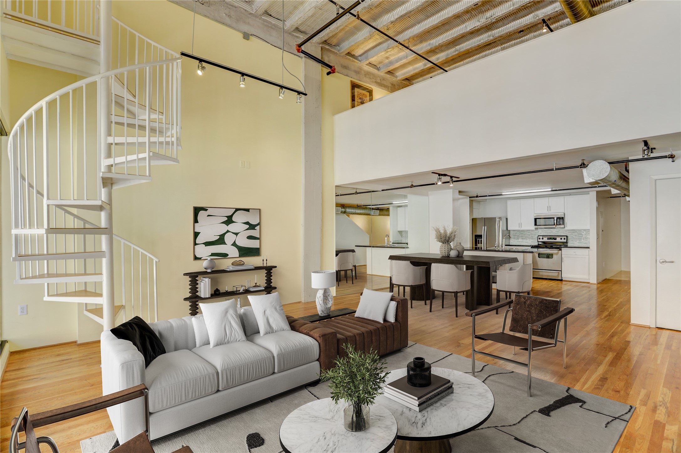 917 Main Street, Unit 1107 Houston, TX 77002 - Photo 2 of 33 a living room with furniture and a window