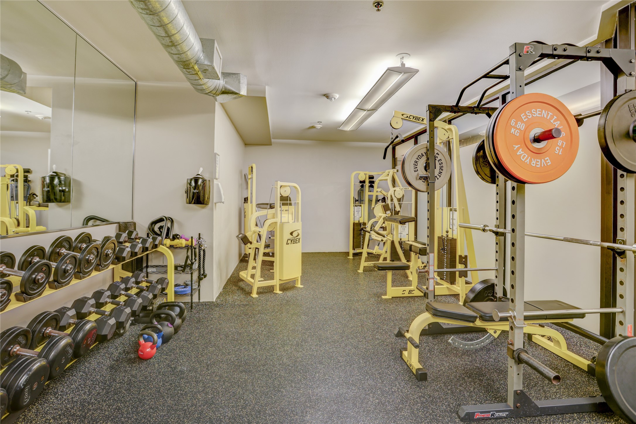 917 Main Street, Unit 1107 Houston, TX 77002 - Photo 22 of 33 a view of a room with gym equipment