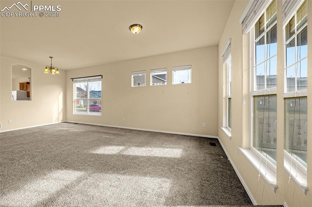 3597 Grey Owl Point Colorado Springs, CO 80916 - Photo 8 of 42 a view of an empty room