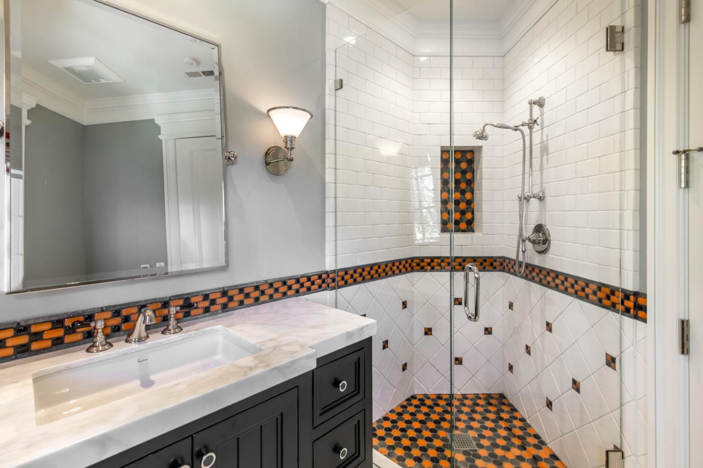 351 Walsh Road Atherton, CA 94027 - Photo 26 of 65 a bathroom with a bathtub and a shower