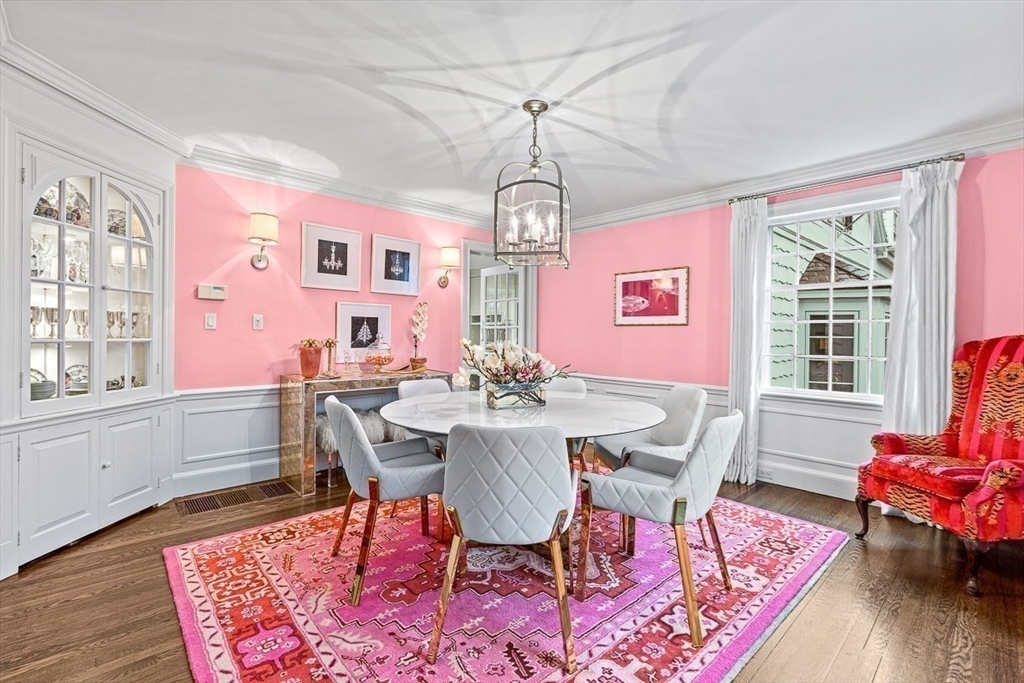 14 Rockridge Road Wellesley, MA 02481 - Photo 11 of 42 a view of a dining room with furniture and wooden floor