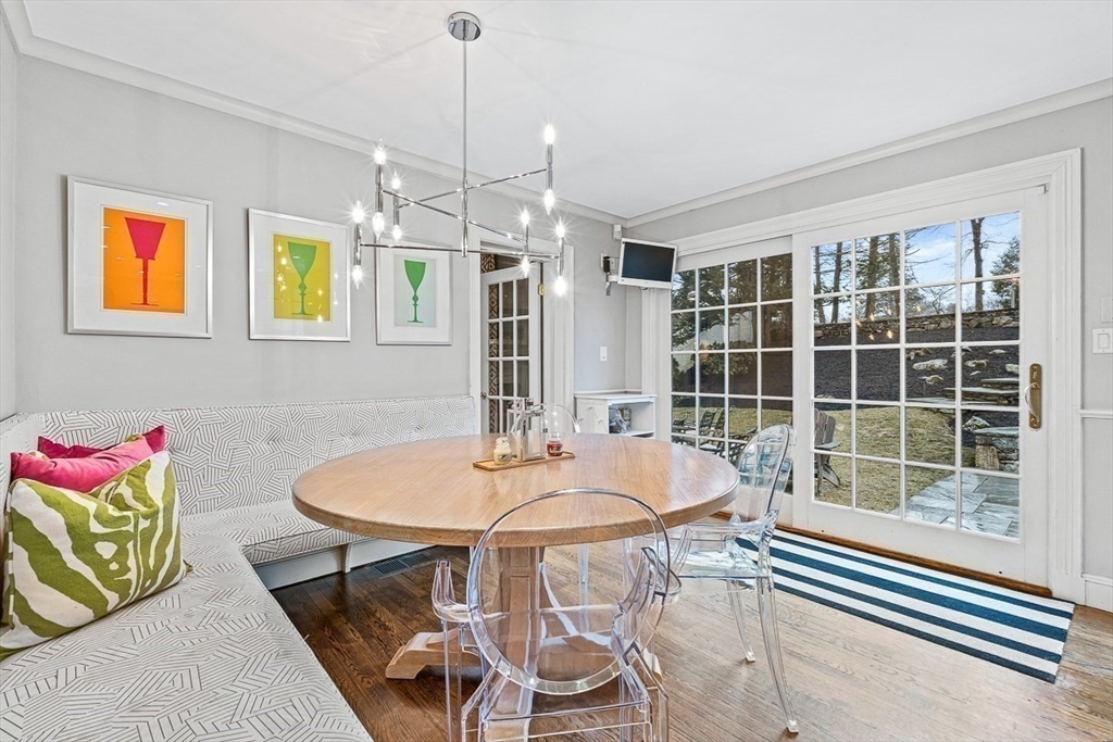 14 Rockridge Road Wellesley, MA 02481 - Photo 18 of 42 a dining room with furniture and window