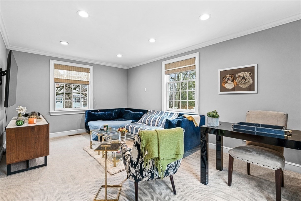 14 Rockridge Road Wellesley, MA 02481 - Photo 25 of 42 a living room with furniture and a window