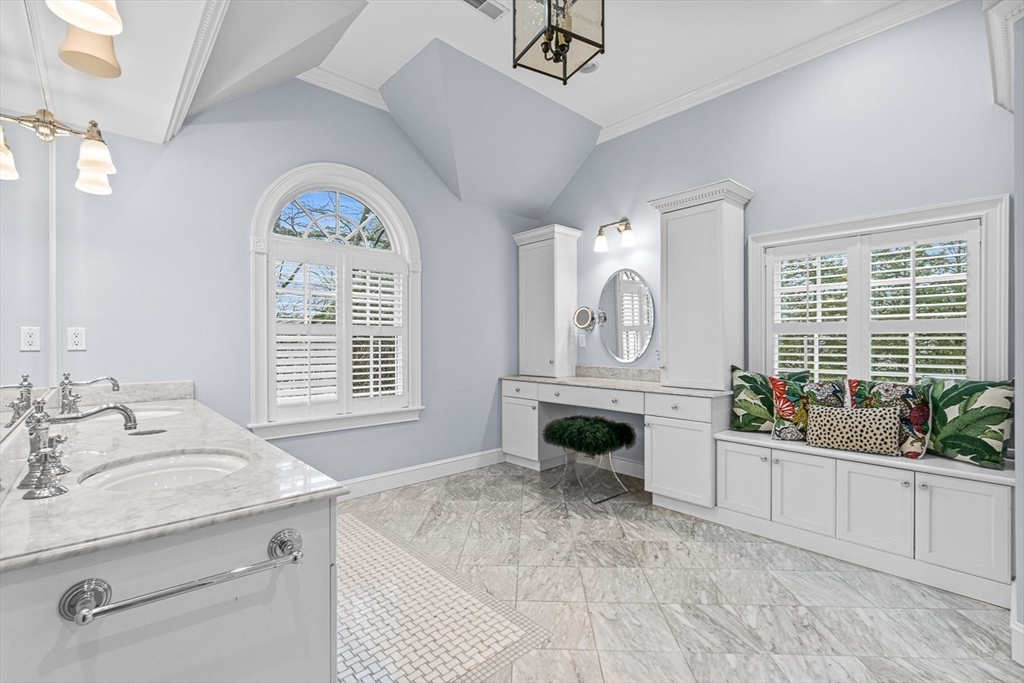14 Rockridge Road Wellesley, MA 02481 - Photo 29 of 42 a spacious bathroom with a sink a mirror and a window