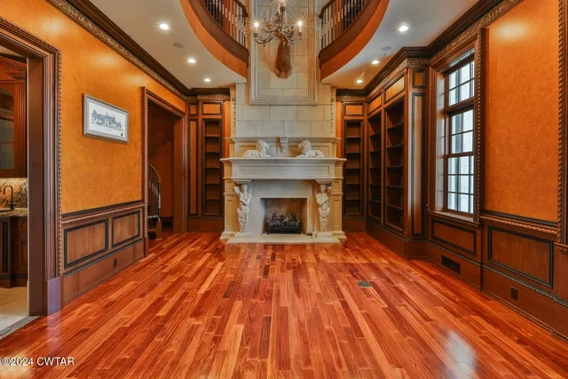 a view of a balcony dining area