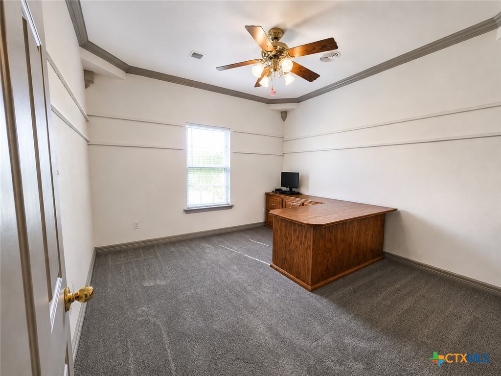 2450 West Amity Road Belton, TX 76513 - Photo 18 of 33 Fourth bedroom/office separate from others with full bathroom attached.