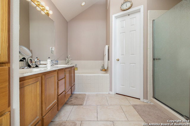 5858 Spring Square San Antonio, TX 78247 - Photo 15 of 21 a spacious bathroom with a bathtub sink and mirror