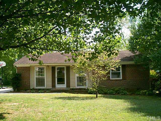 3806 Wester Road Raleigh, NC 27604 - Photo 1 of 12 Traditional Ranch with 3 bedrooms, 1 bath, brick and vinyl exterior, resting on a 1/2 acre lot in a well established neighborhood with no restrictive convenants and no city taxes, yet only minutes to everything!