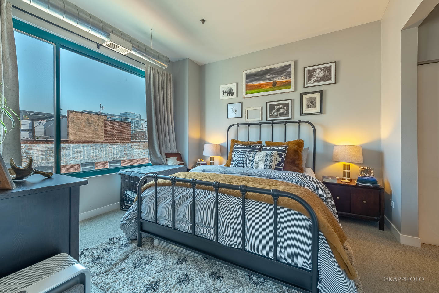 910 West Madison Street, Unit 906E Chicago, IL 60607 - Photo 18 of 26 a bedroom with a bed and window