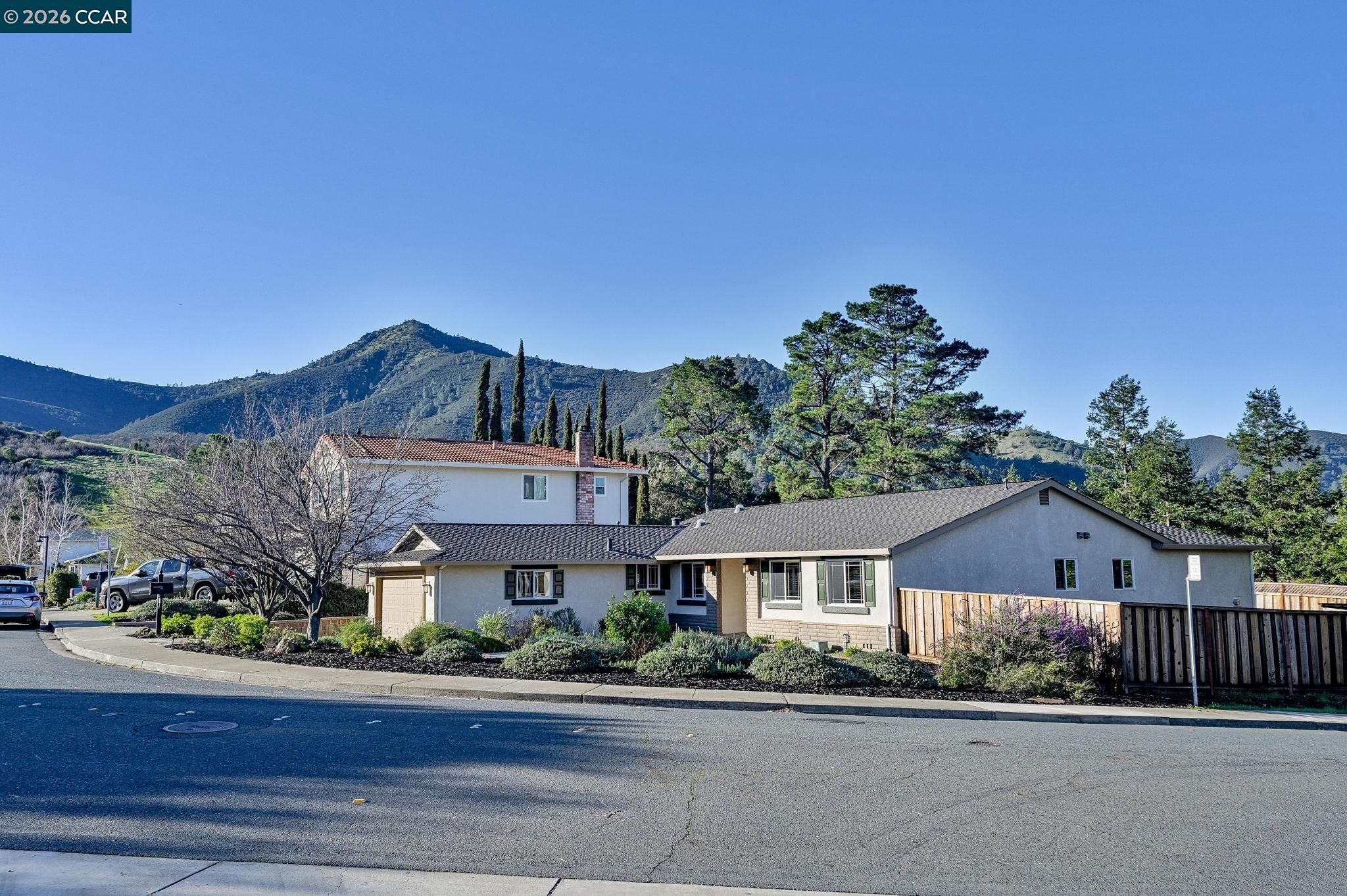 front view of house with a yard
