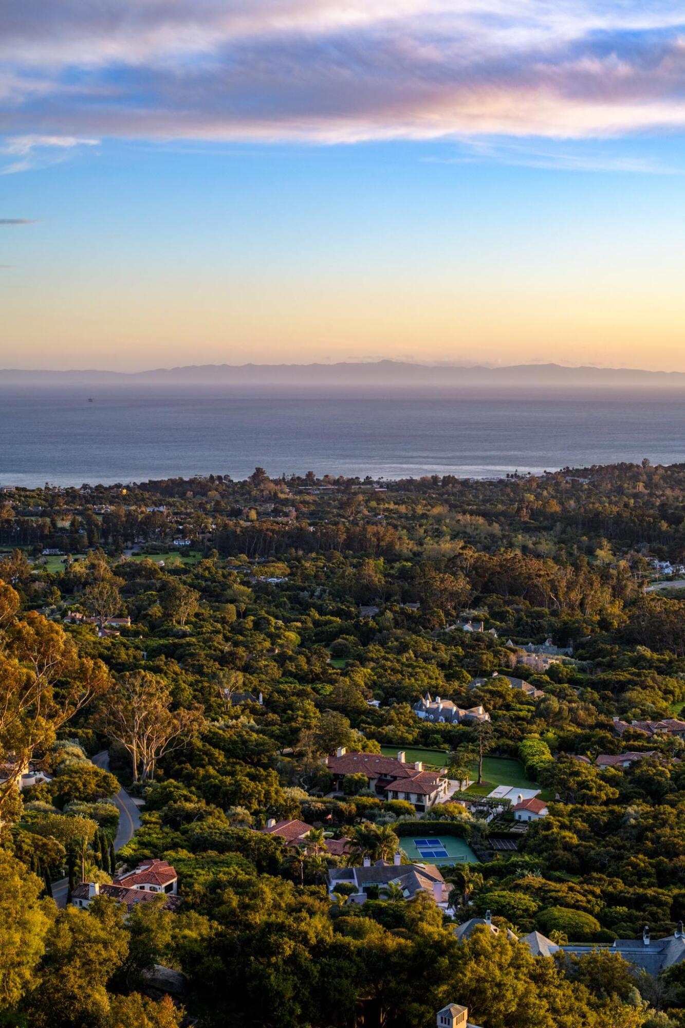 909 Park Lane Montecito, CA 93108 - Photo 14 of 39 an aerial view of residential houses with city view