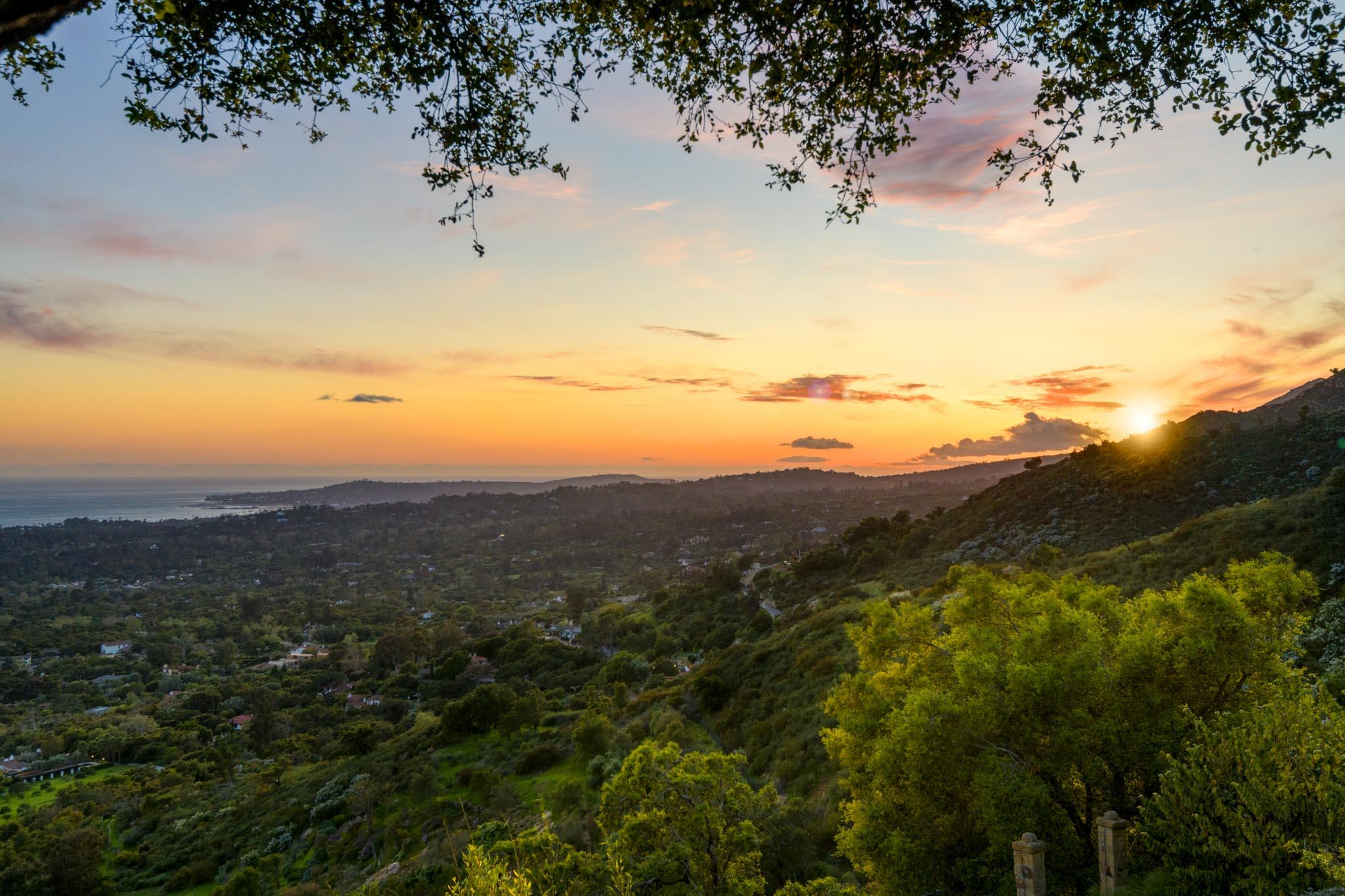 909 Park Lane Montecito, CA 93108 - Photo 24 of 39 an aerial view of houses covered in trees