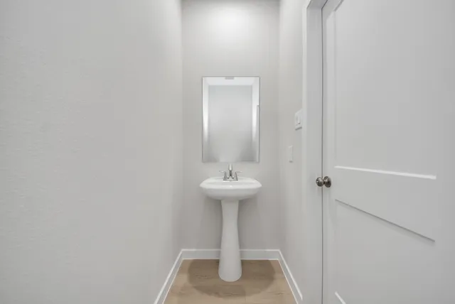 a bathroom with a sink