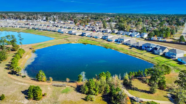a view of a swimming pool and outdoor space