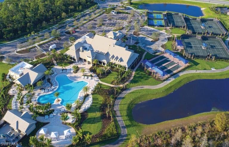 7682 Jacaranda Lane Naples, FL 34114 - Photo 17 of 30 a bird view of building and yard
