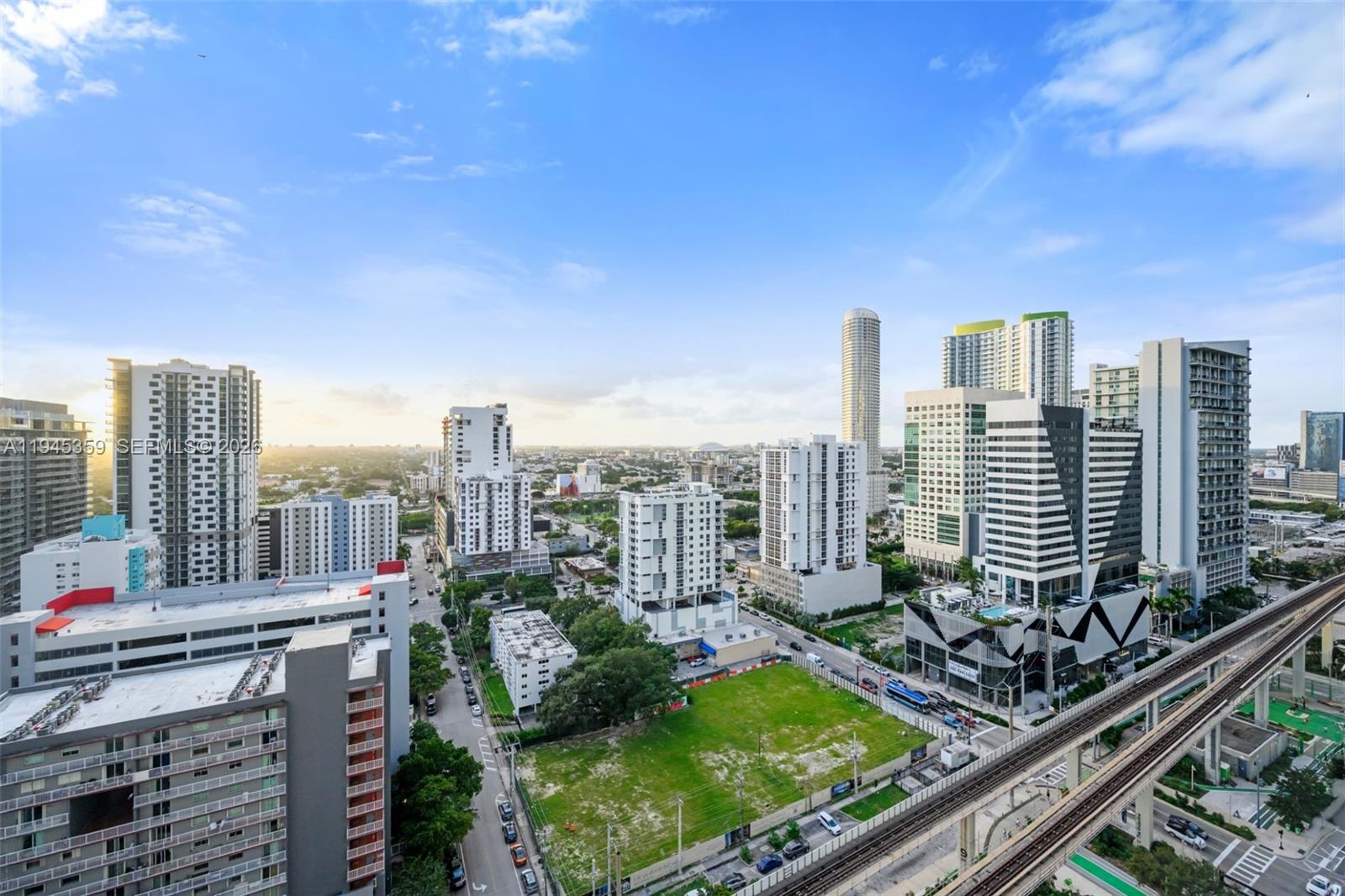 999 Southwest 1st Avenue, Unit 2214 Miami, FL 33130 - Photo 24 of 35 a view of a city with tall buildings