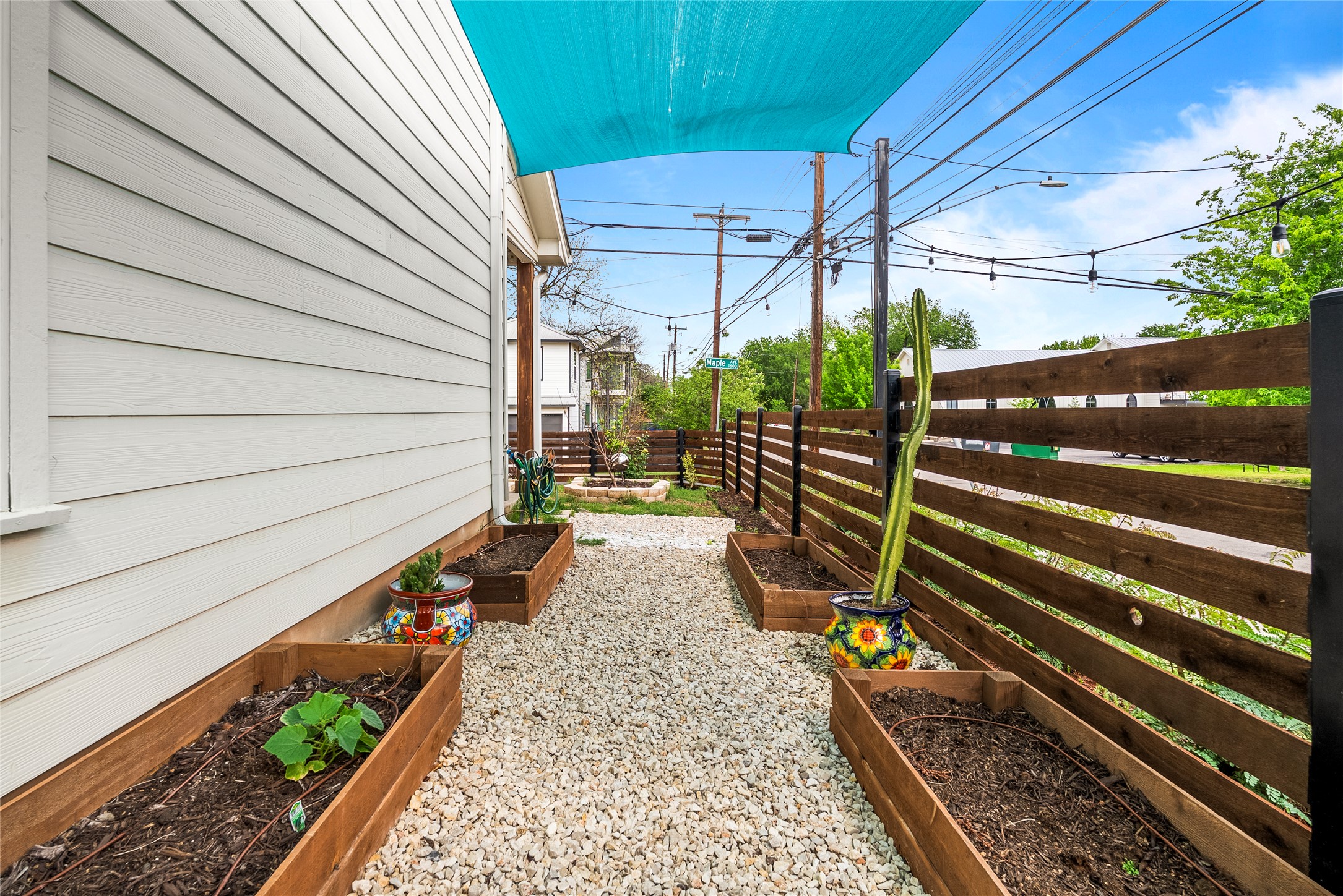 1600 Maple Avenue, Unit 1 Austin, TX 78702 - Photo 32 of 38 planter beds with irrigation
