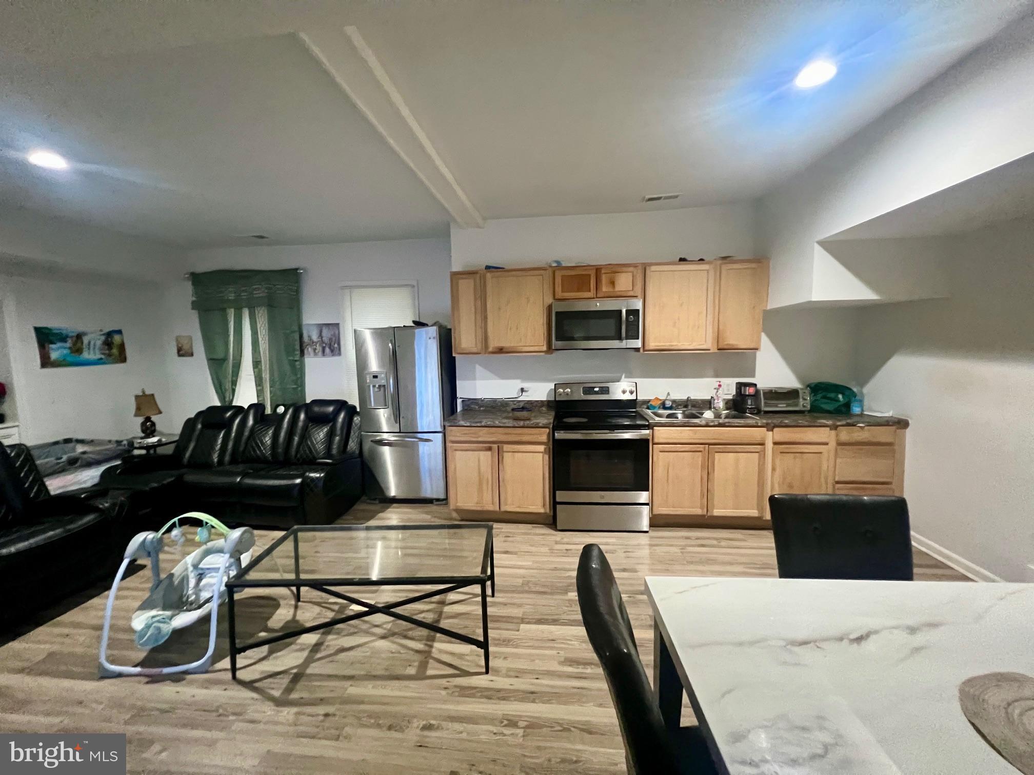 810 North Division Street Salisbury, MD 21801 - Photo 19 of 38 Unit A Kitchen-Dining-Living Area