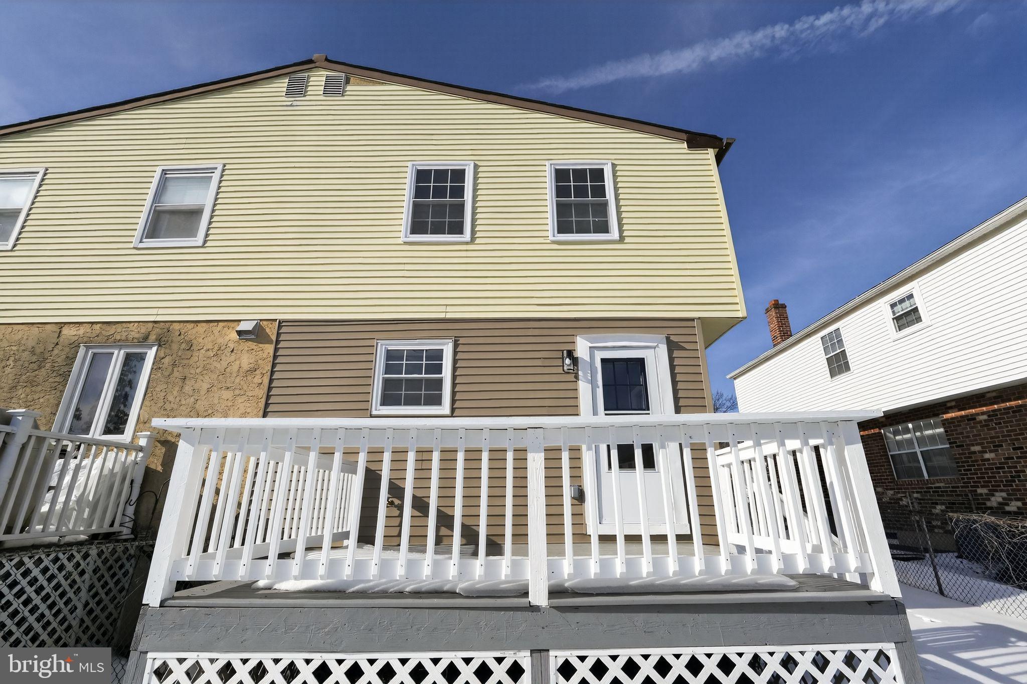 642 Rively Avenue Collingdale, PA 19023 - Photo 33 of 34 Exterior rear of house with deck