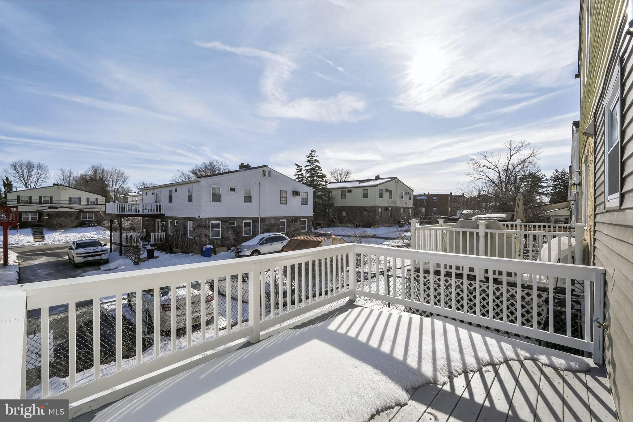 642 Rively Avenue Collingdale, PA 19023 - Photo 34 of 34 Sunny winter view from a cozy deck