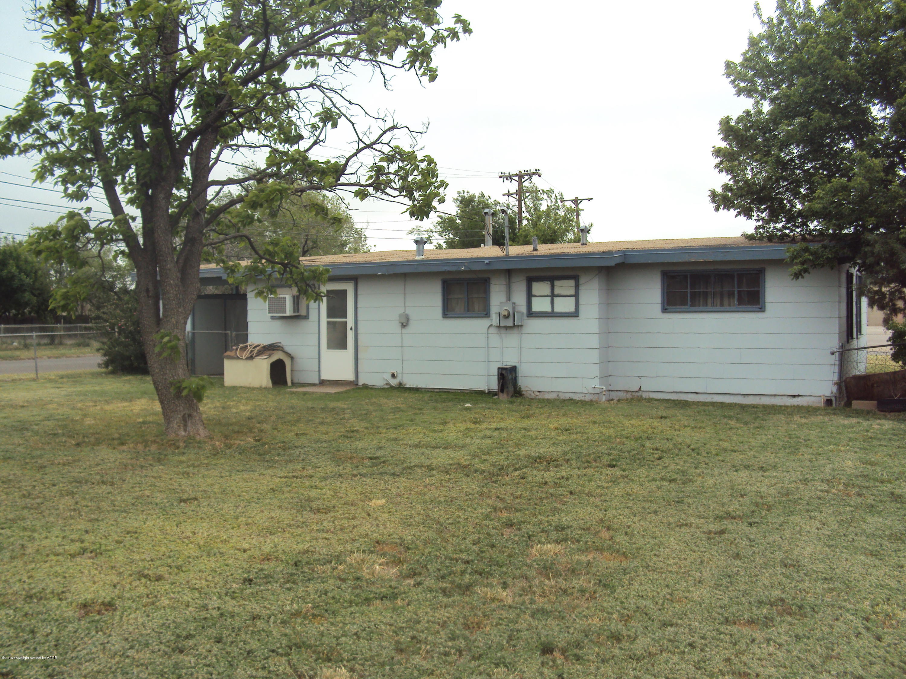 4400 South Hughes Street Amarillo, TX 79110 - Photo 16 of 16 BACK OF PROPERTY