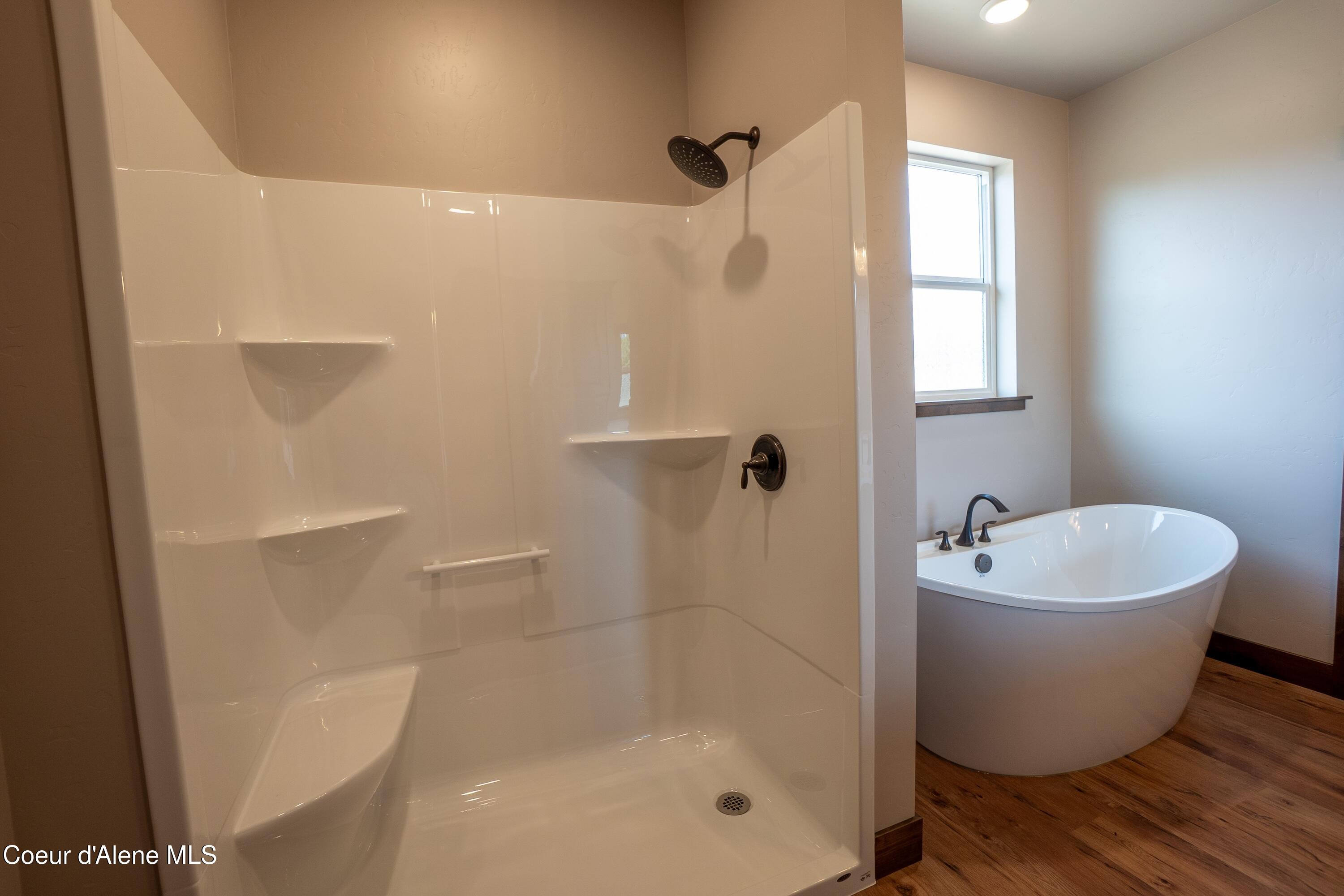 167 Airstrip Road Moyie Springs, ID 83845 - Photo 18 of 27 M Shower and Soaker Tub
