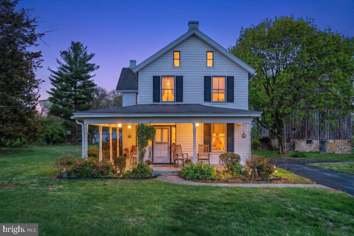 547 Church Hill Road Landenberg, PA 19350 - Photo 2 of 37 Front farmhouse with wraparound porch