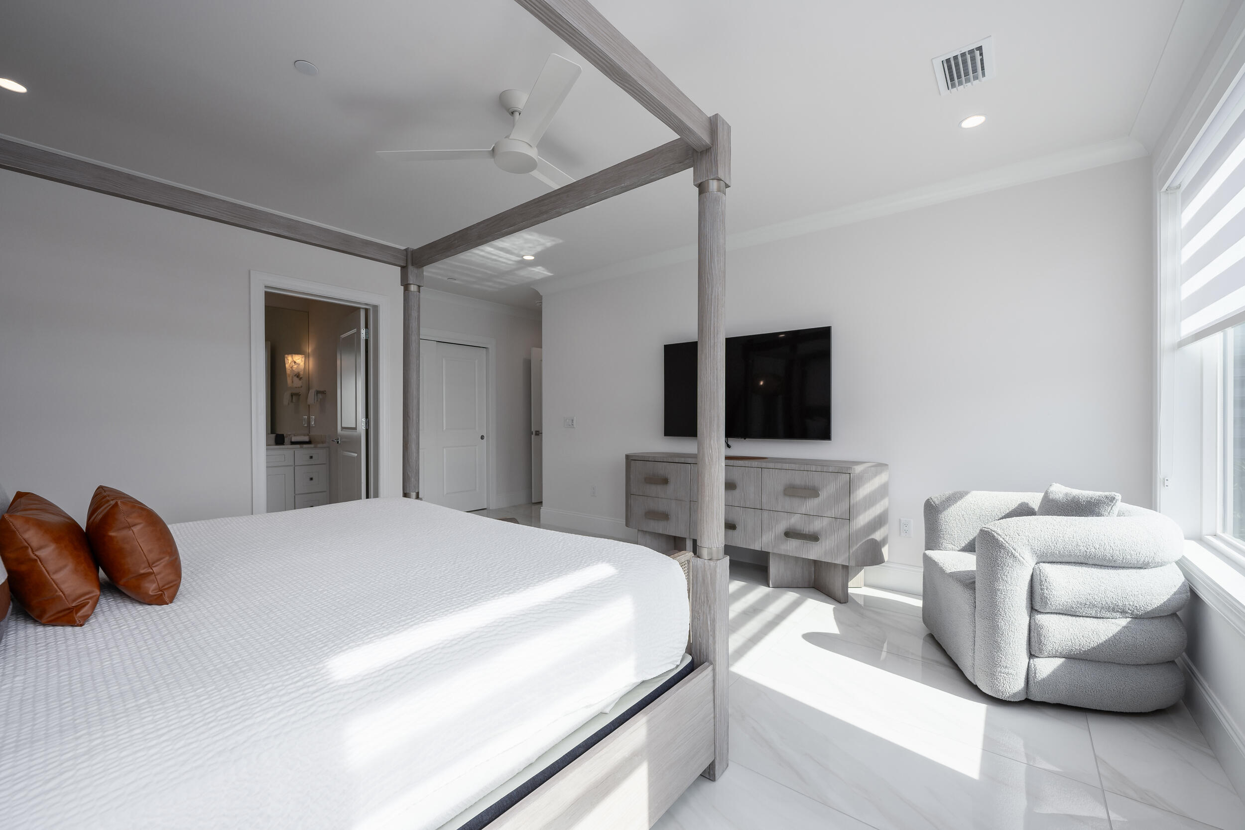 244 Open Gulf Street Miramar Beach, FL 32550 - Photo 51 of 151 a bedroom with a bed and a flat screen tv