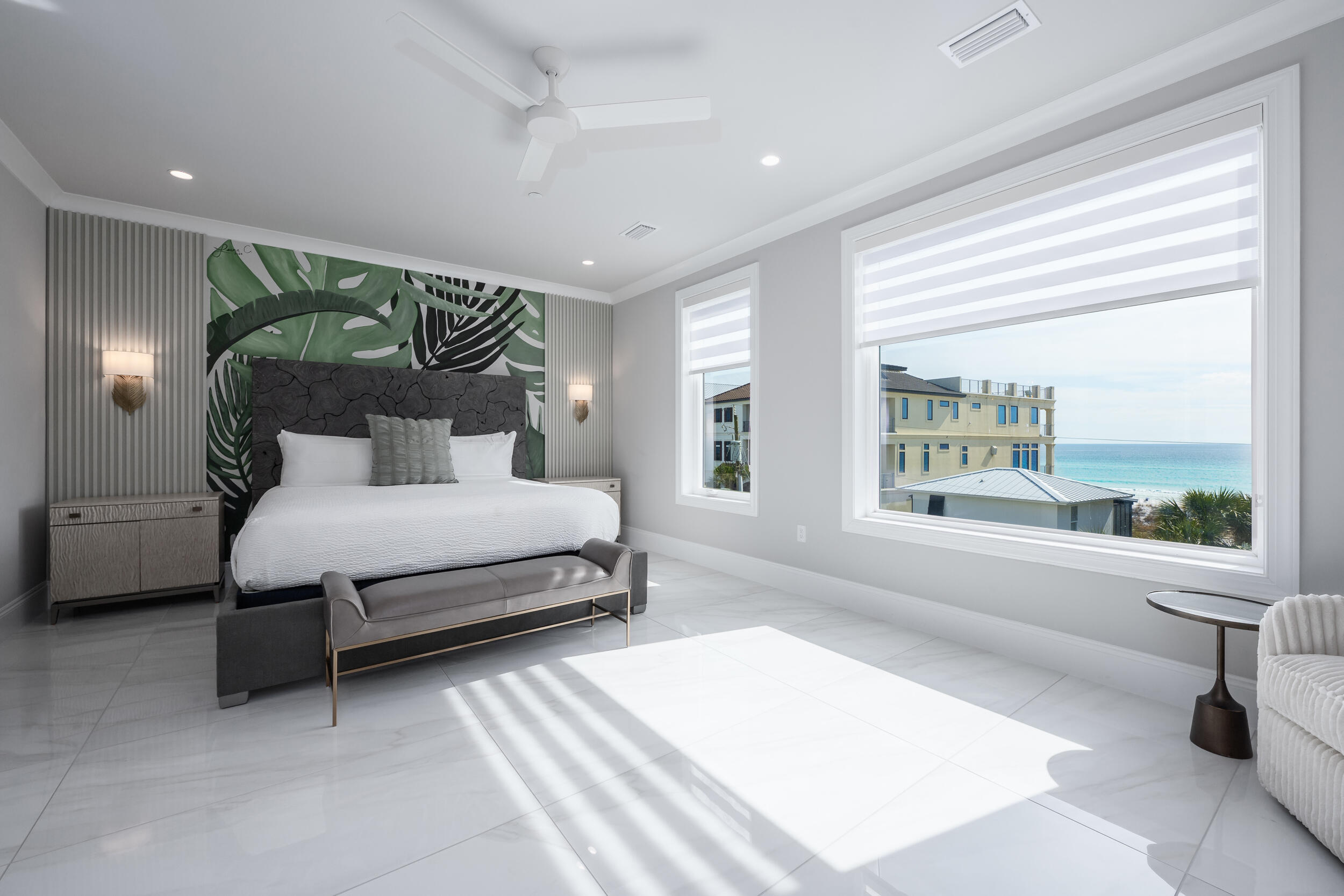 244 Open Gulf Street Miramar Beach, FL 32550 - Photo 60 of 151 a bedroom with a large bed and a large window