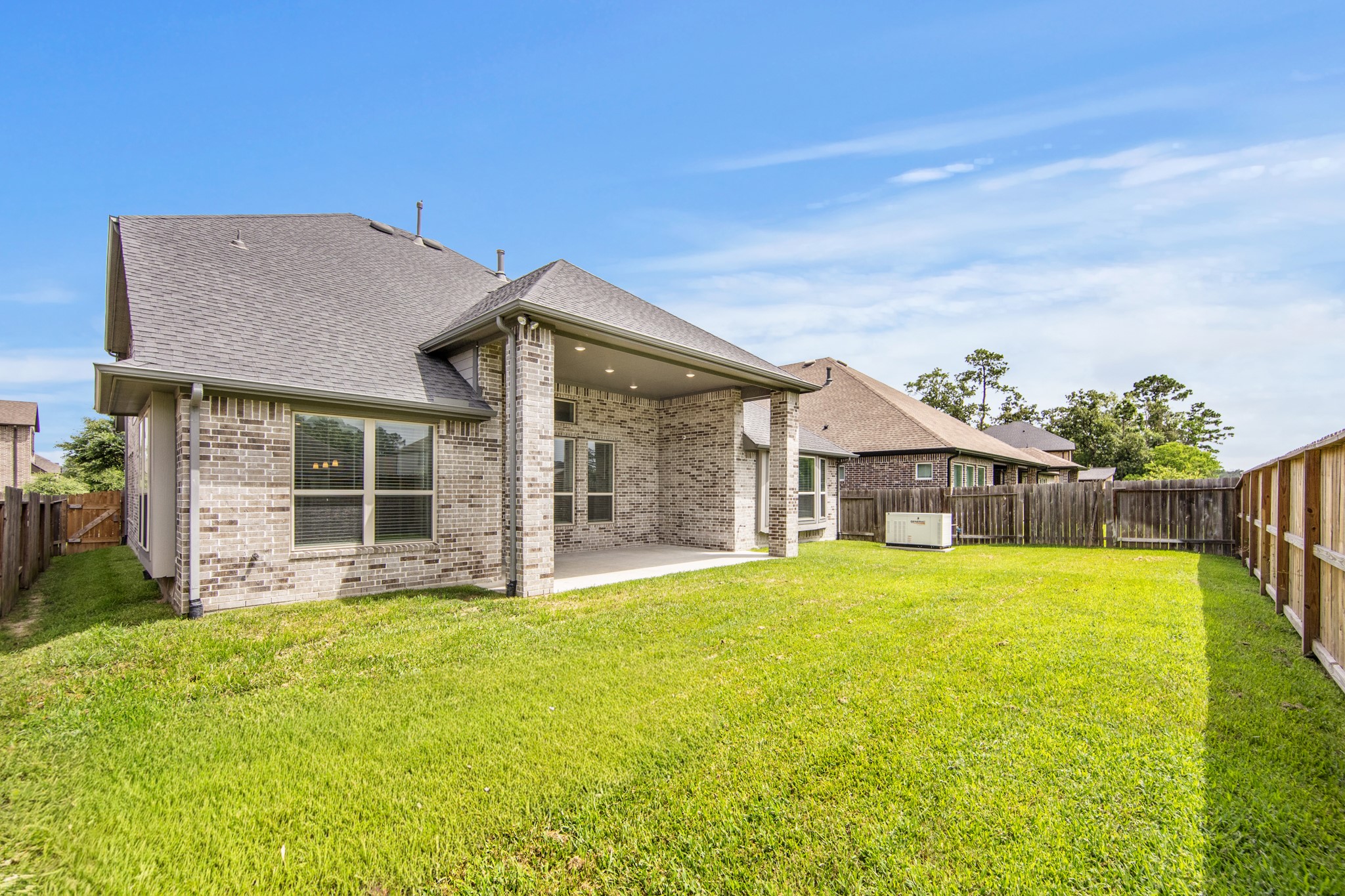 31049 Fairfield Maple Trail Spring, TX 77386 - Photo 41 of 47 Nice size backyard with whole house generator