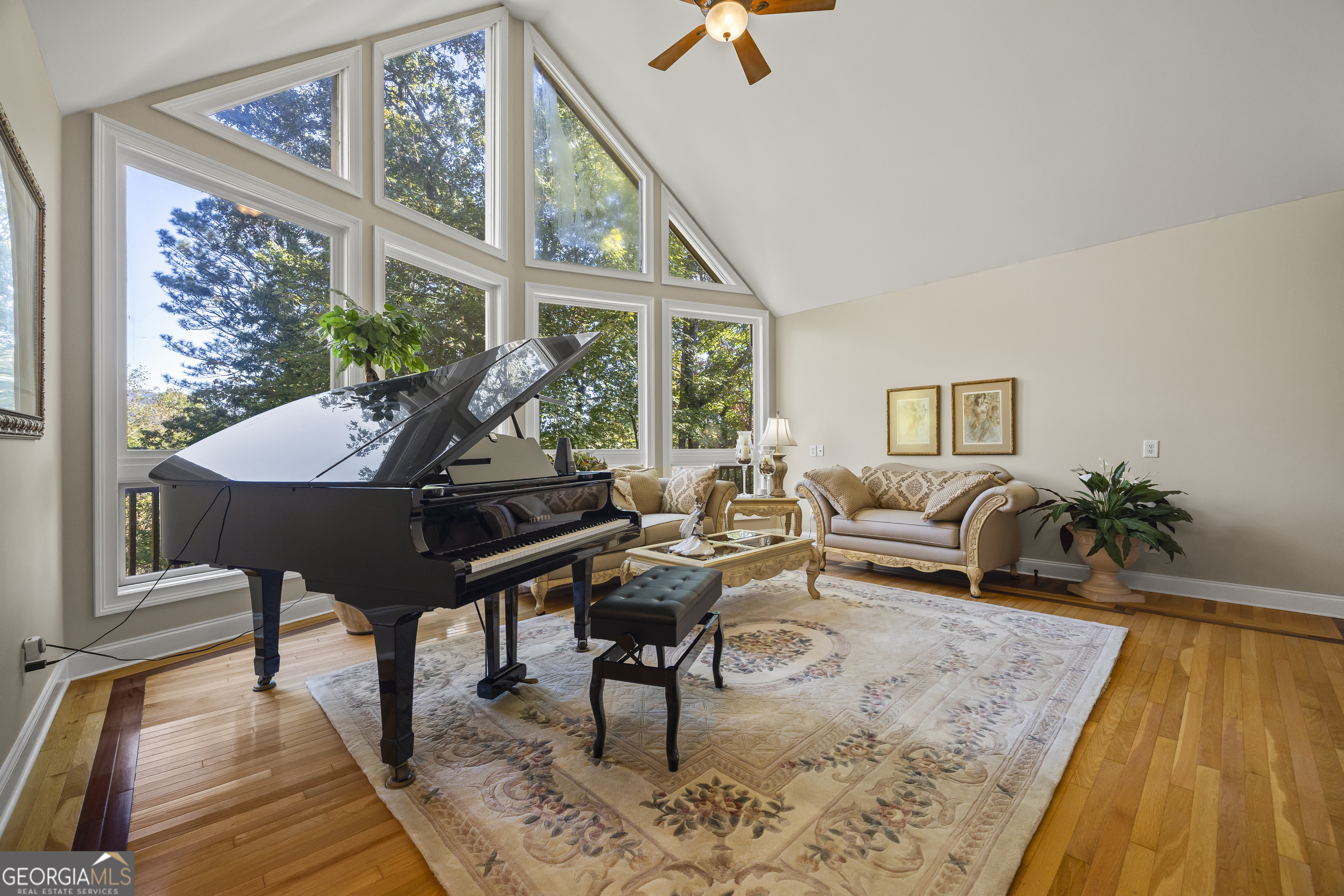 159 Zeppelin Strasse Helen, GA 30545 - Photo 42 of 95 a living room with furniture and a large window