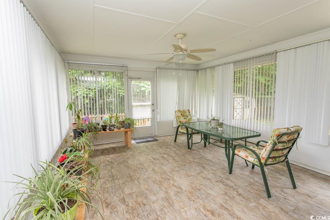18 Pine Valley Lane Surfside Beach, SC 29575 - Photo 20 of 35 Sunroom / solarium with wood finished floors