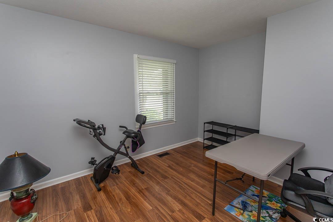 18 Pine Valley Lane Surfside Beach, SC 29575 - Photo 25 of 35 Office area with wood finished floors and baseboards