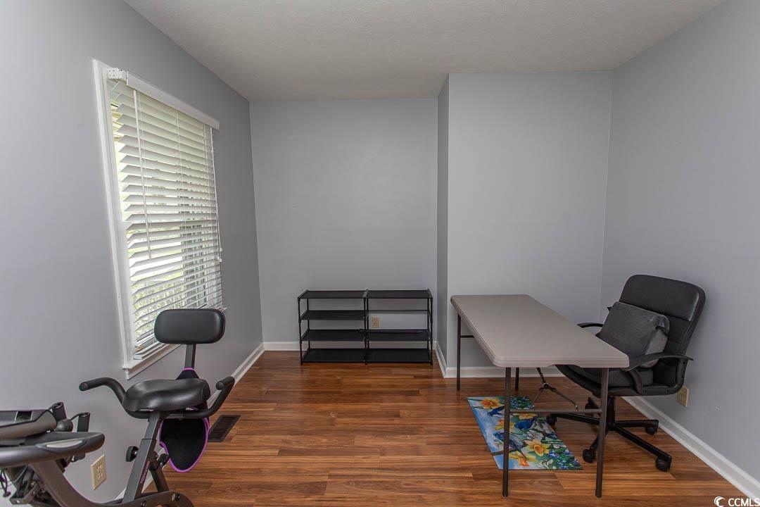 18 Pine Valley Lane Surfside Beach, SC 29575 - Photo 32 of 35 Office area featuring wood finished floors and baseboards