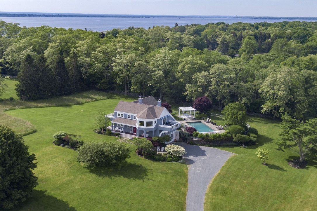 15 Reliance Drive Bristol, RI 02809 - Photo 2 of 38 Views to Narragansett Bay and woodlands behind