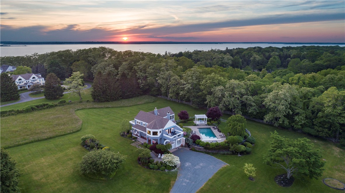 15 Reliance Drive Bristol, RI 02809 - Photo 36 of 38 Sunset over Narragansett Bay
