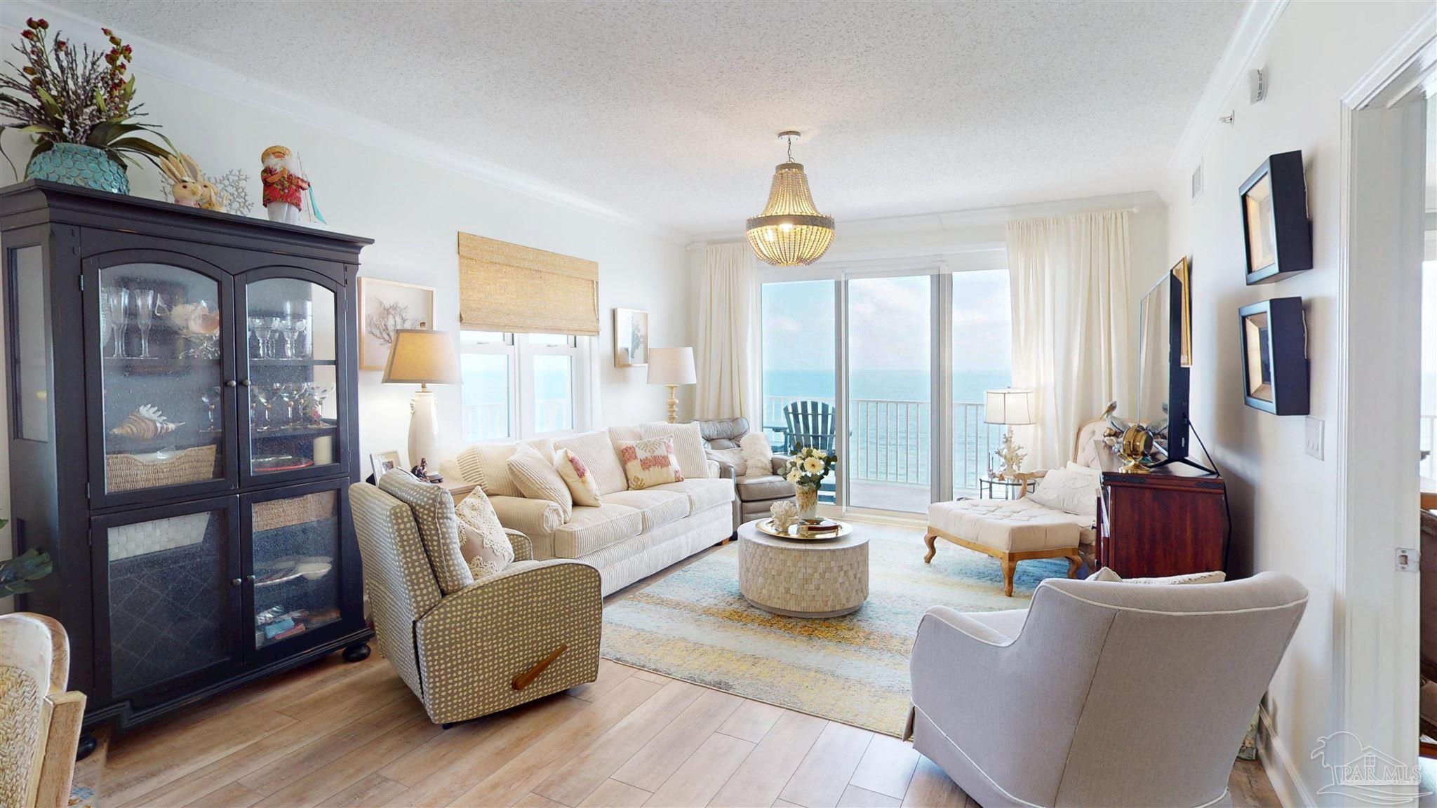 14511 Perdido Key Drive, Unit 1301 Perdido Key, FL 32507 - Photo 16 of 65 a living room with furniture and a window