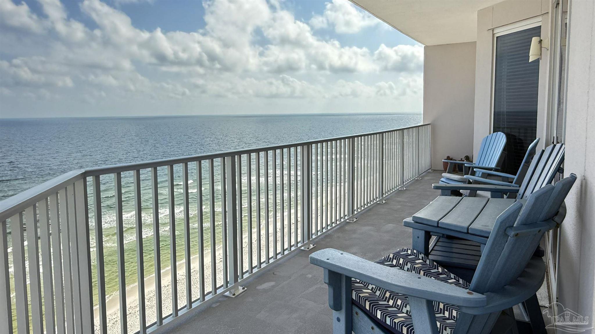 14511 Perdido Key Drive, Unit 1301 Perdido Key, FL 32507 - Photo 10 of 65 a view of a balcony with wooden floor