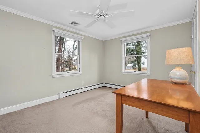 a workspace with a window