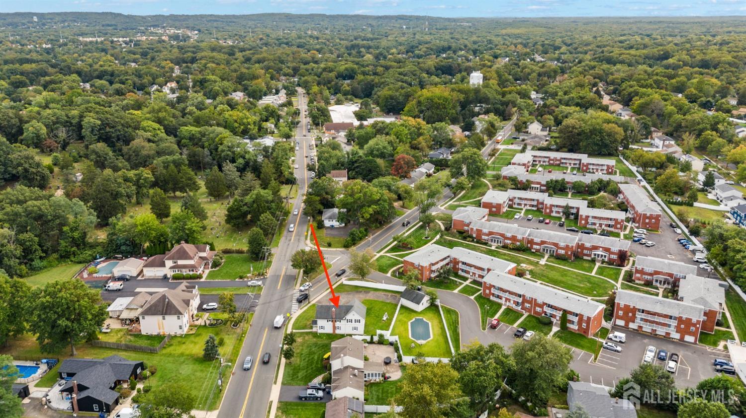 202 Ravine Drive Matawan, NJ 07747 - Photo 39 of 41 an aerial view of residential houses with outdoor space