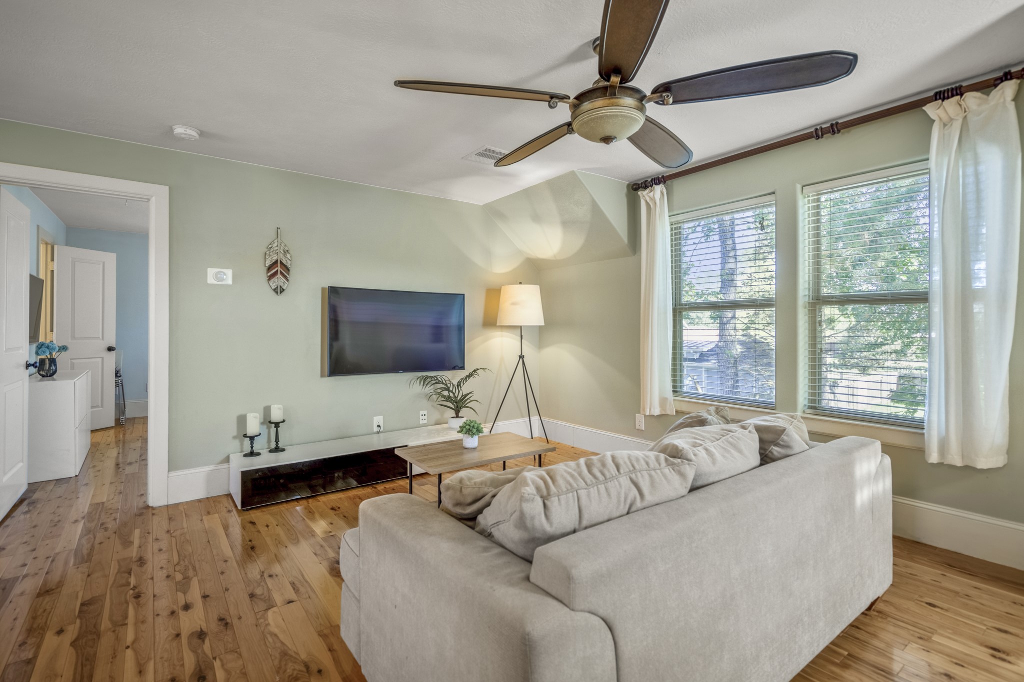 3710 Snowden Point Lane Spring, TX 77386 - Photo 39 of 50 A 2nd view of the GUEST suite living space. That door leads to the bedroom and full bath.