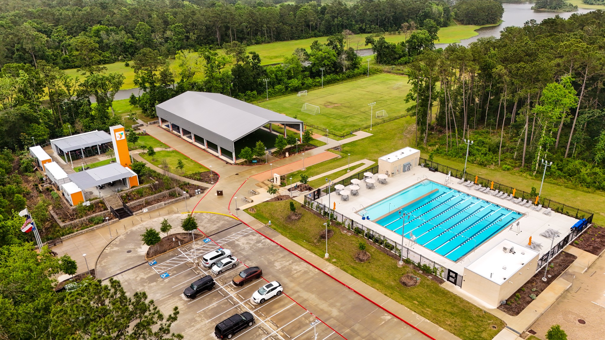 3710 Snowden Point Lane Spring, TX 77386 - Photo 47 of 50 Dive into the refreshing Junior Olympic pool with swimming lanes. This amenity rich community brings both luxurious features and valuable functionality together.