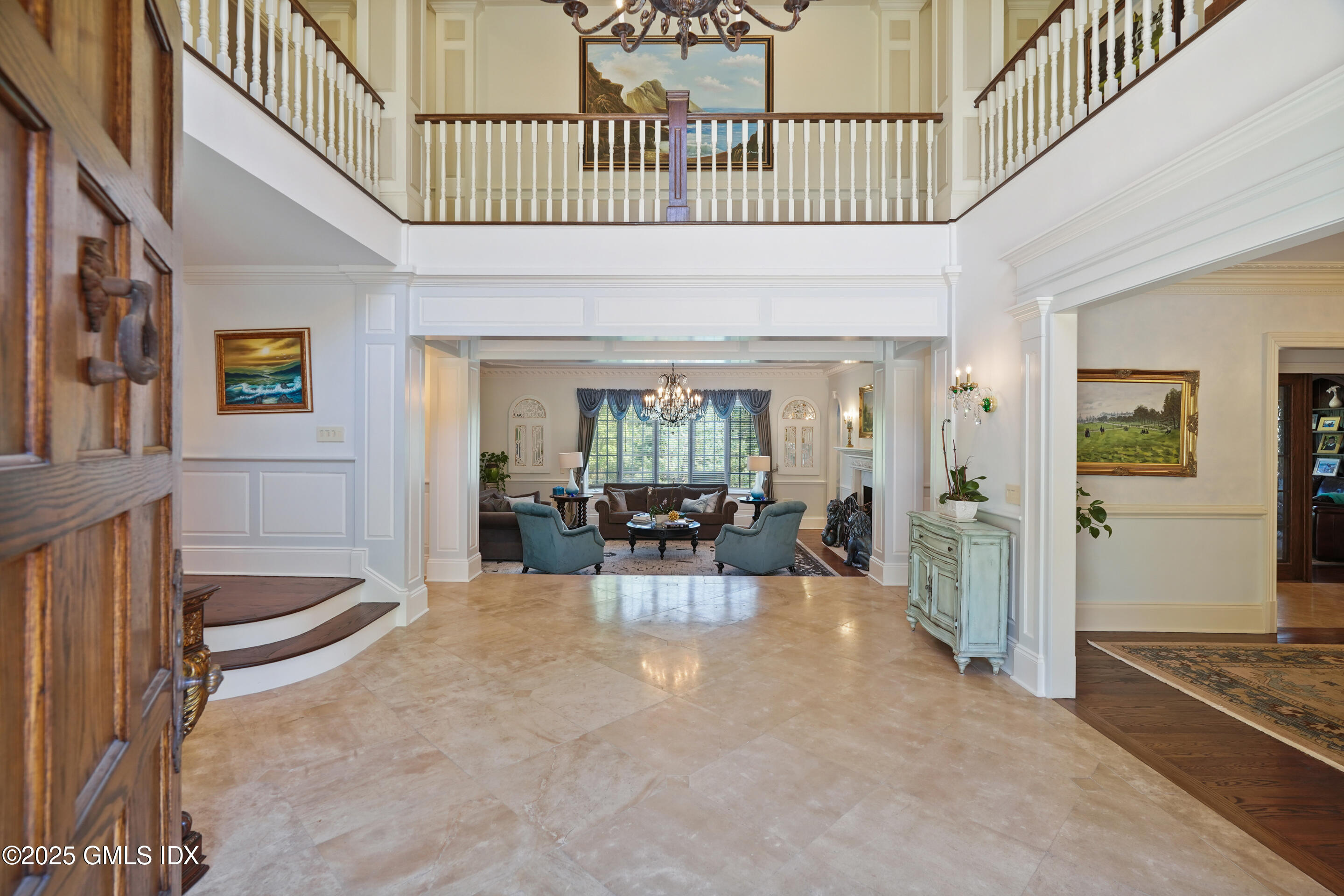 8 Chieftans Road Greenwich, CT 06831 - Photo 12 of 57 FOYER WITH HIGH CEILINGS