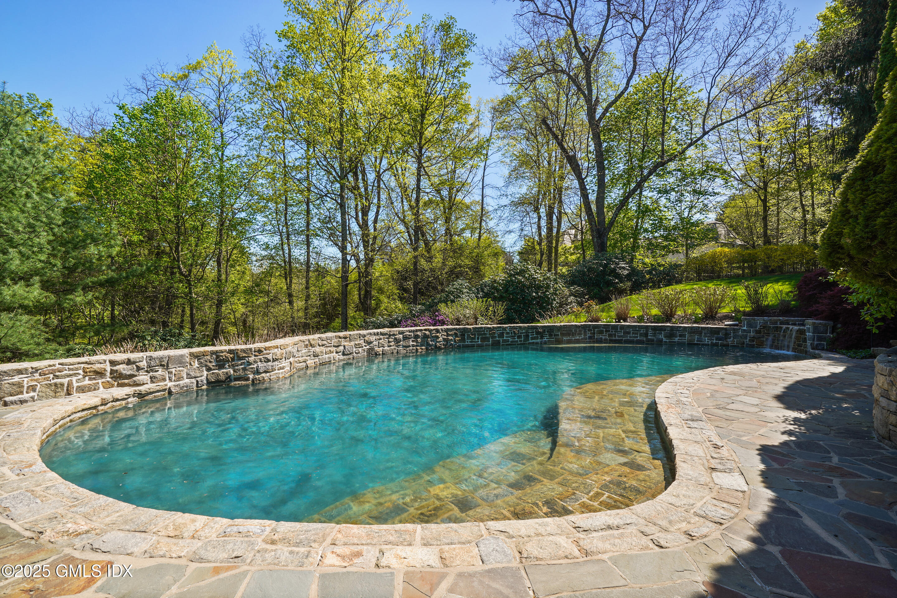 8 Chieftans Road Greenwich, CT 06831 - Photo 57 of 57 SPAKLING POOL WITH SPA