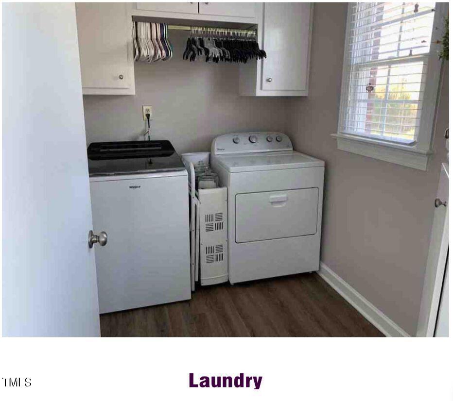 180 Loop Road Archer Lodge, NC 27527 - Photo 15 of 24 a utility room with sink dryer and washer