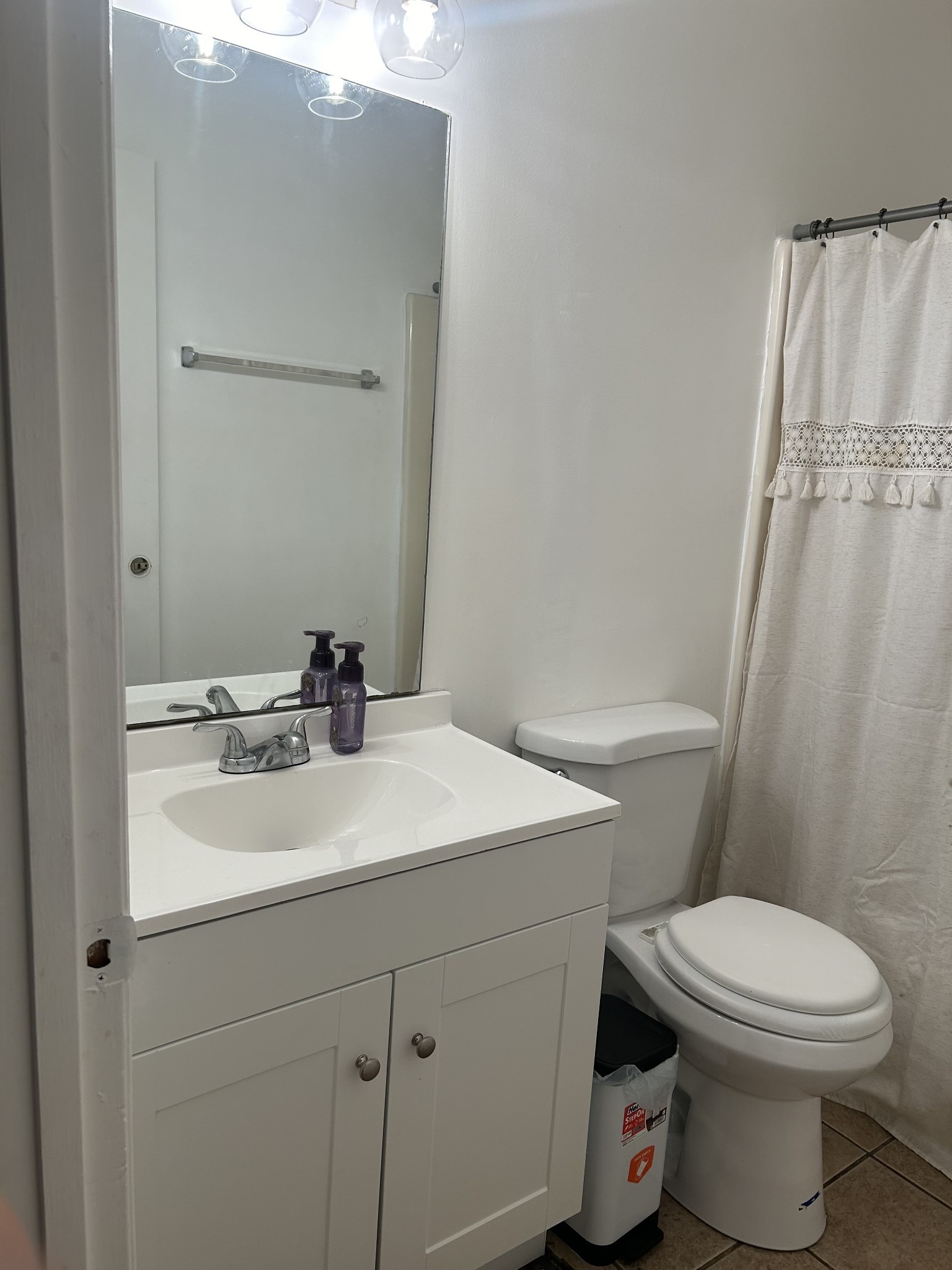 1544 Heritage View Boulevard Madison, TN 37115 - Photo 3 of 18 a bathroom with a sink a toilet a mirror and shower