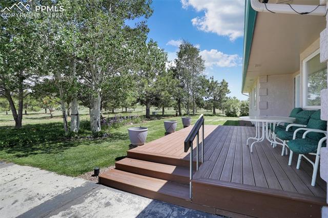 12425 Old Barn Road Elbert, CO 80106 - Photo 7 of 36 One of many outdoor spaces to enjoy!