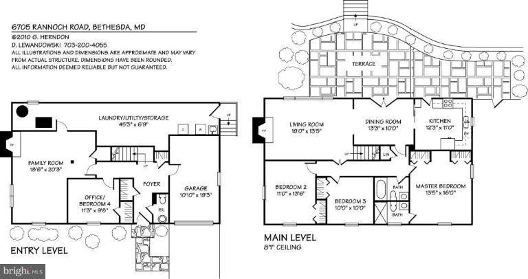 6705 Rannoch Road Bethesda, MD 20817 - Photo 15 of 15 Floor Plans